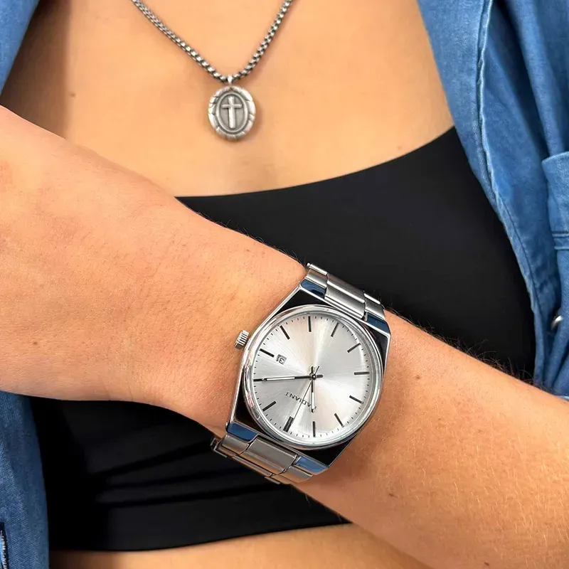 Radiant Air Reloj de Mujer Plateado con Brazalete de Acero