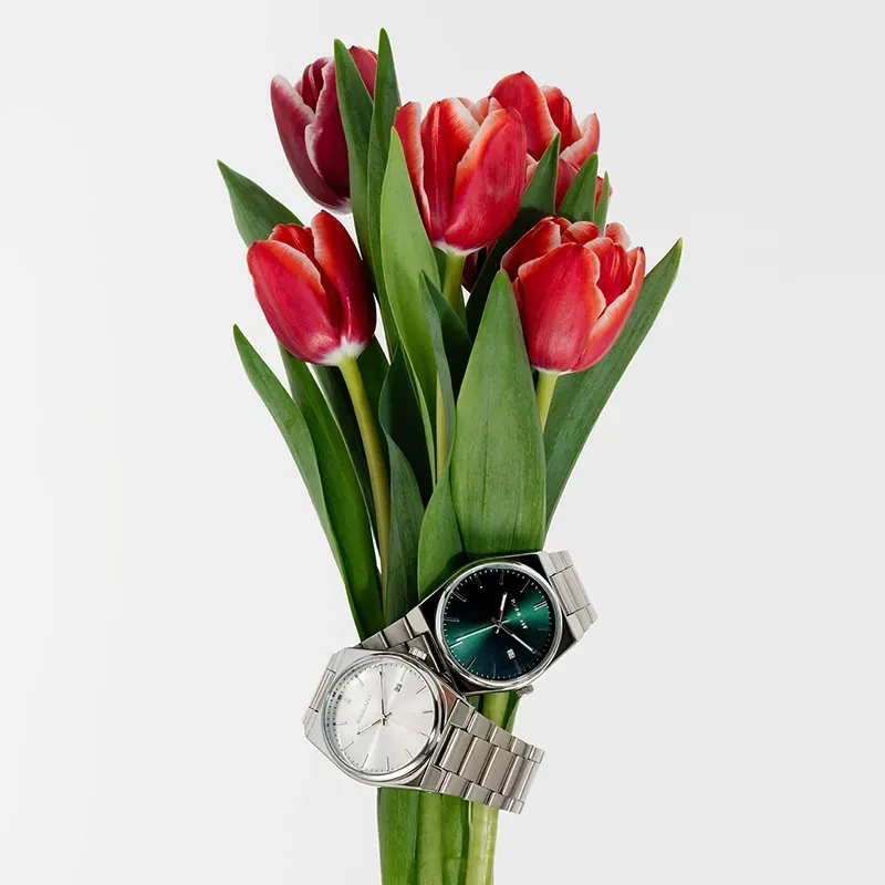 Radiant Air Reloj de Mujer Dorado con Esfera Verde