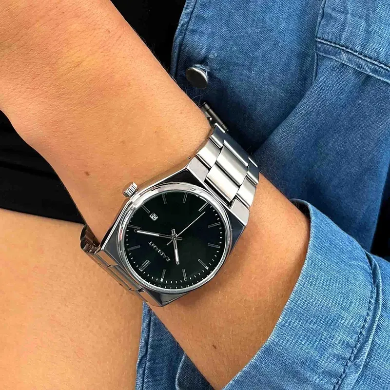 Radiant Air Reloj de Mujer Dorado con Esfera Verde