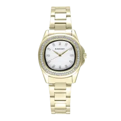 Radiant Scape Reloj de Mujer Dorado Brazalete Acero