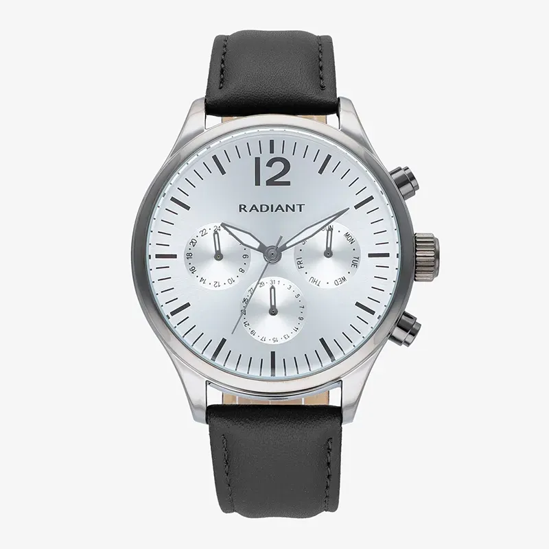 Radiant Team Reloj de Hombre Correa Piel Sintética en Negro