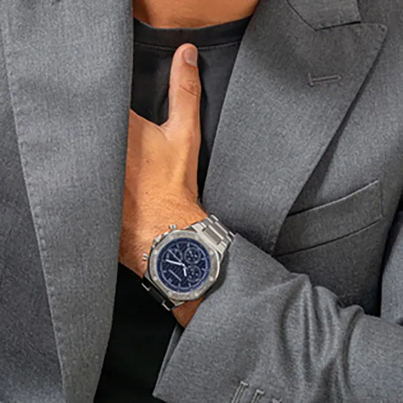 Reloj Hombre Jack Azul/Plateado