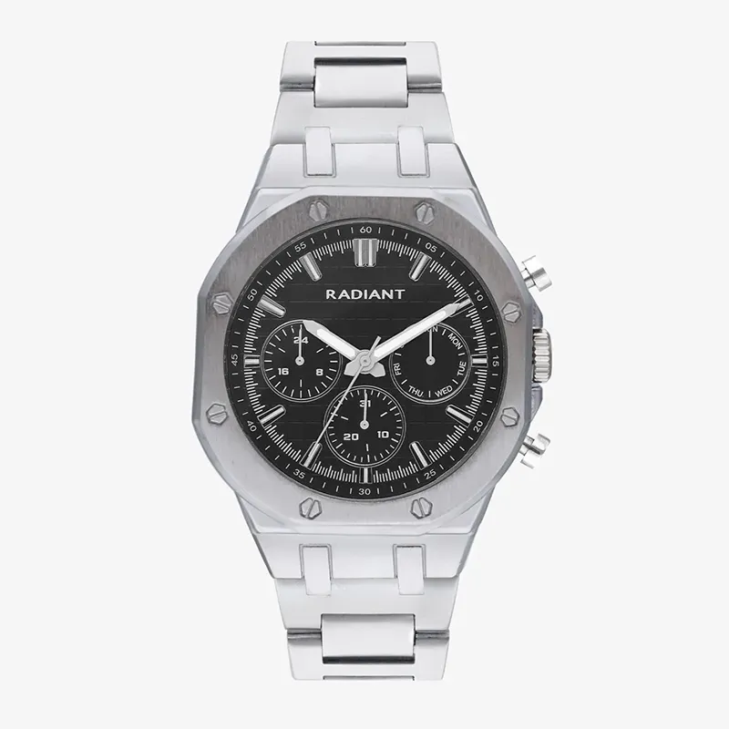 Reloj Hombre Jack Negro/Plateado