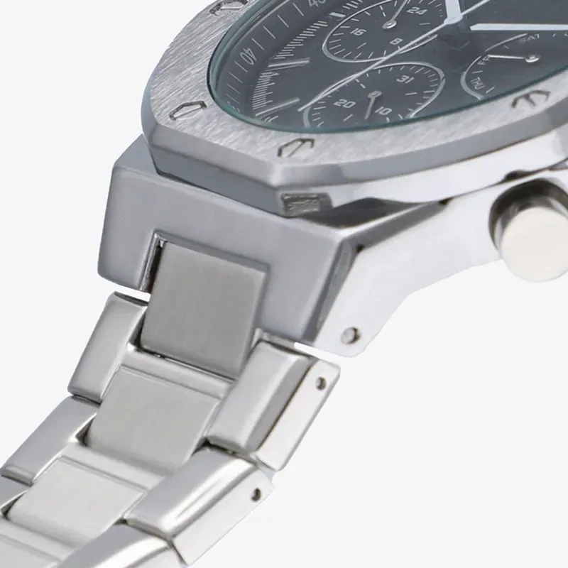 Reloj Hombre Jack Negro/Plateado