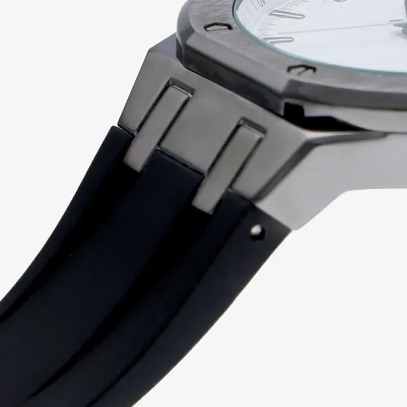 Reloj Hombre Leonardo Blanco/Negro Sili