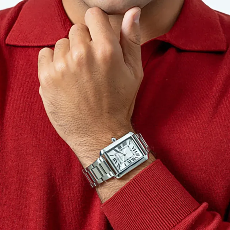 Reloj Hombre Jacob Plateado