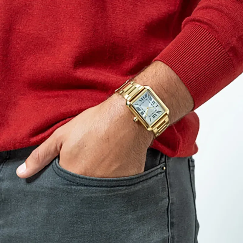 Reloj Hombre Jacob Dorado