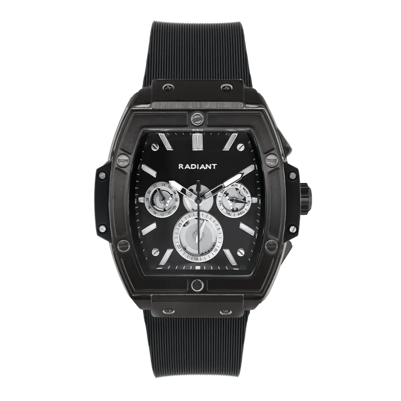 Reloj Hombre Ryan Negro/Correa Silicona