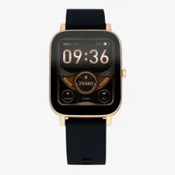 PALM BEACH 43.6MM IPRGOLD SILI BLACK