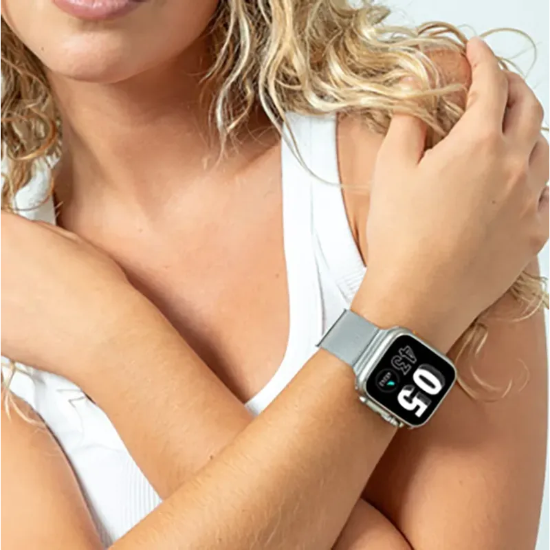 Smartwatch Jersey 36MM Mesh plateada