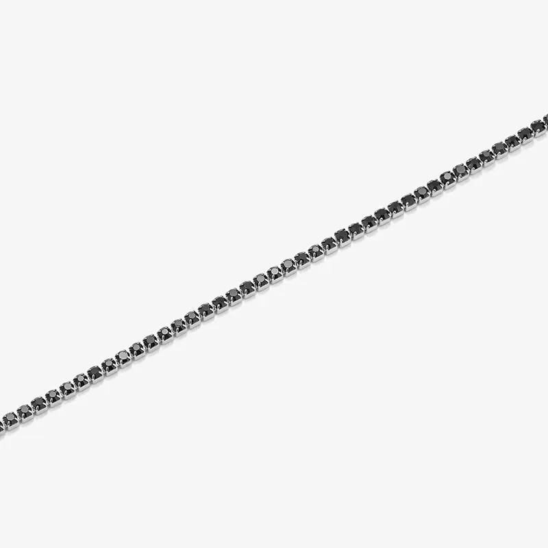 Pulsera Riviere Plata Black FREEDOM de Hombre RADIANT Joyas