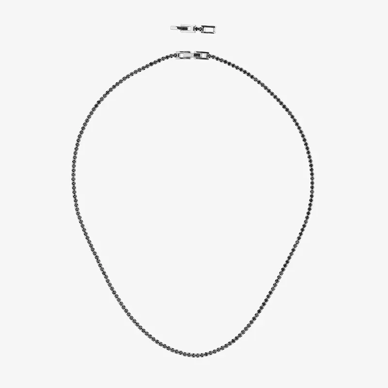 Collar Riviere Plata Black FREEDOM de Hombre RADIANT Joyas