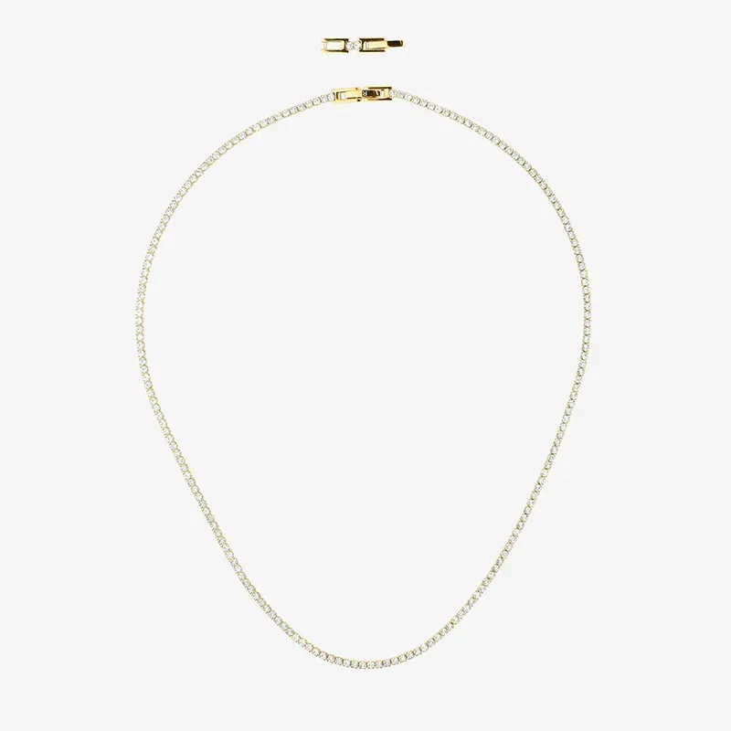 Collar Riviere Oro Blanco FREEDOM de Hombre RADIANT Joyas