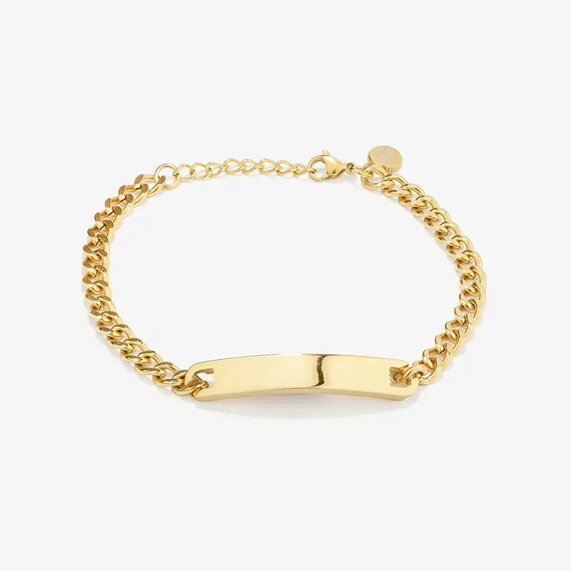 Pulsera esclava placa Oro BOXER de Hombre RADIANT Joyas