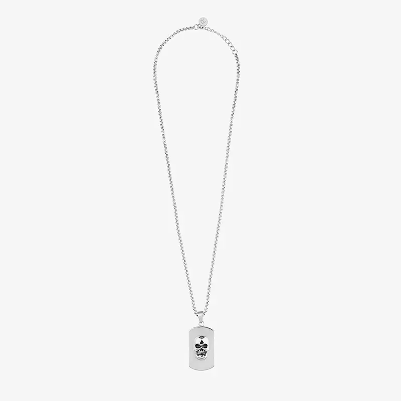 Collar Skull Plata ROUTE 66 de Hombre RADIANT Joyas
