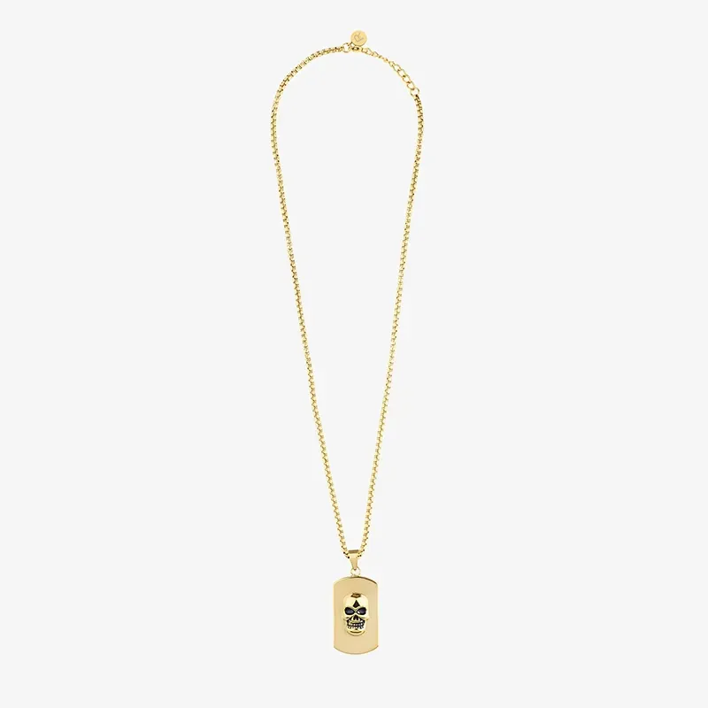 Collar Skull Oro ROUTE 66 de Hombre RADIANT Joyas