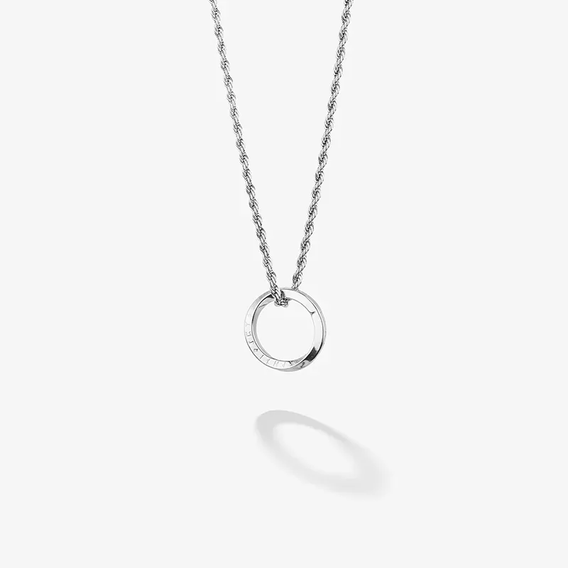 Collar Hombre Piti Anilla en Plata