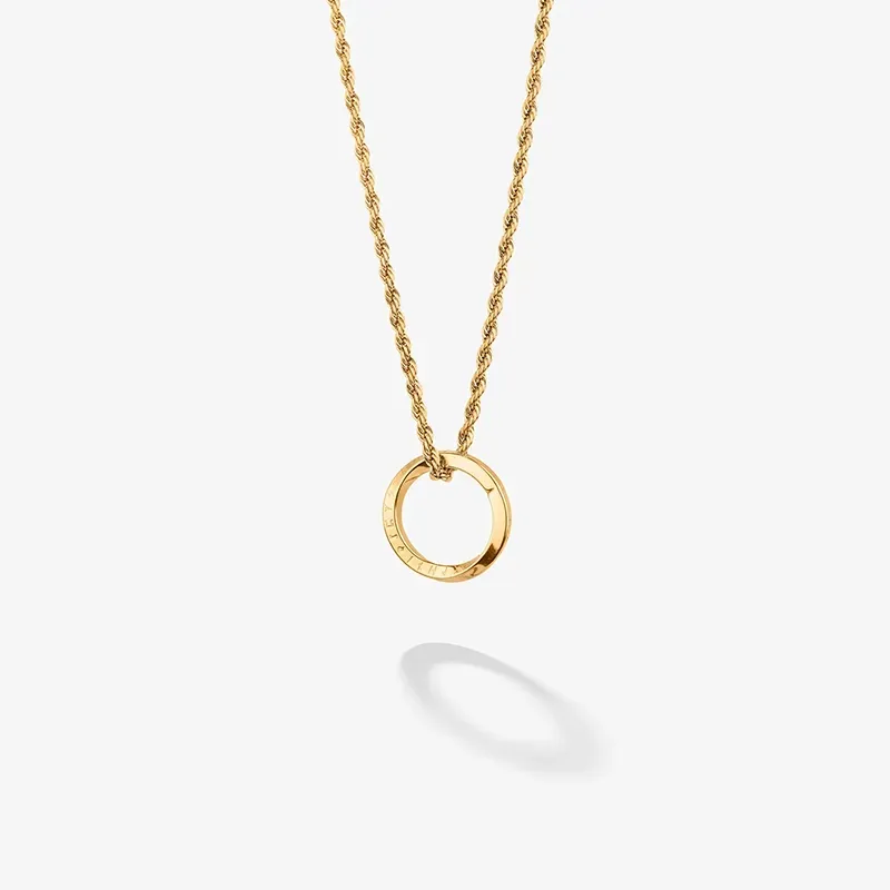 Collar Hombre Piti Anilla en Oro