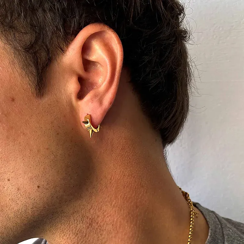 Pendiente Hombre Perez en Plata