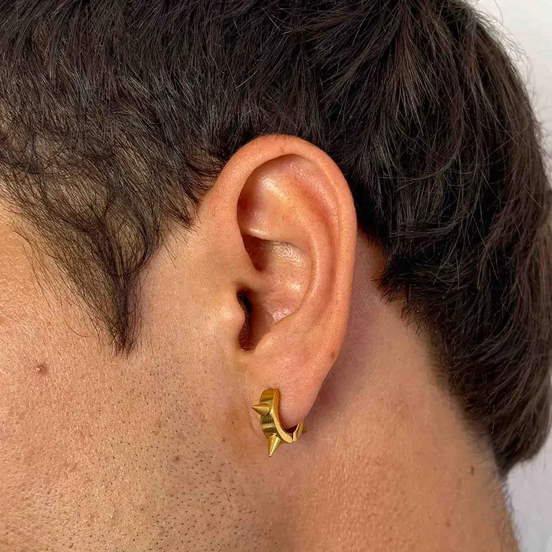 Pendiente Hombre Perez en Plata