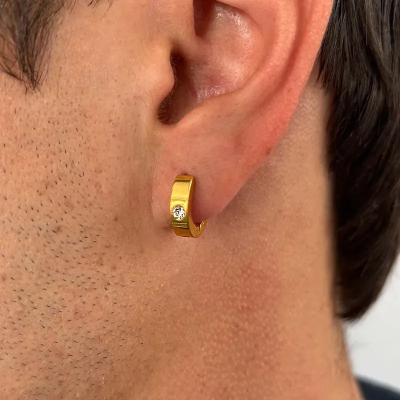 Aro Hombre Perez en Oro