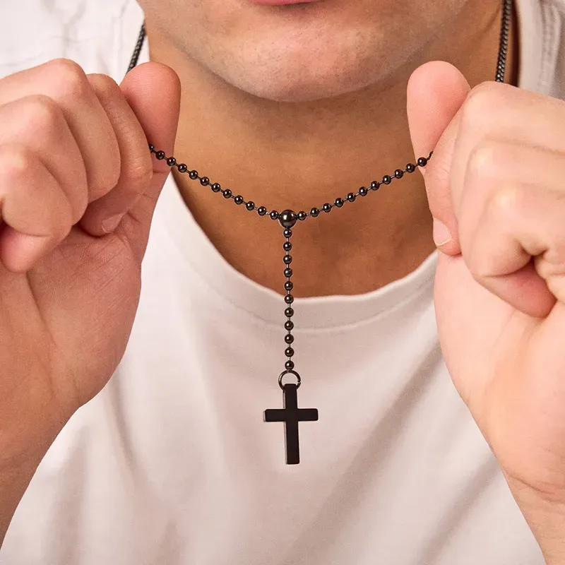 Collar Palau con Cruz Negro
