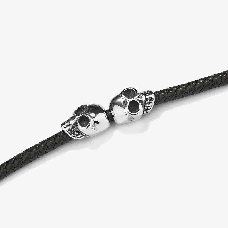Pulsera Hombre Pirate Cuero Marrón