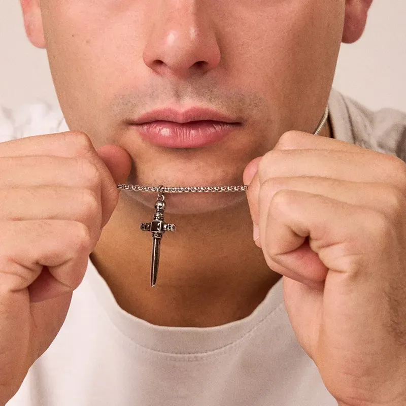 Collar Hombre Pirate Plateado | Radiant