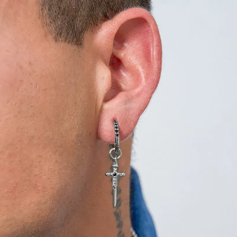 Piercing Hombre Pirate Sword Plateado | Radiant