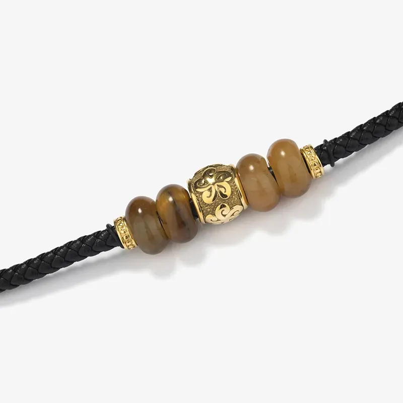 Pulsera Hombre Tiger Oro