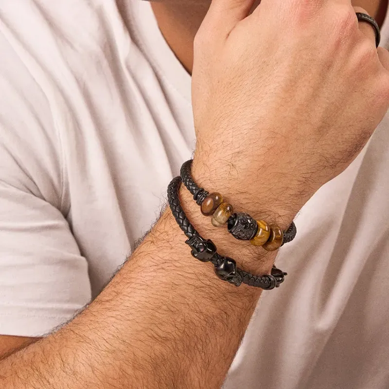 Pulsera Hombre Tiger Negro | Radiant