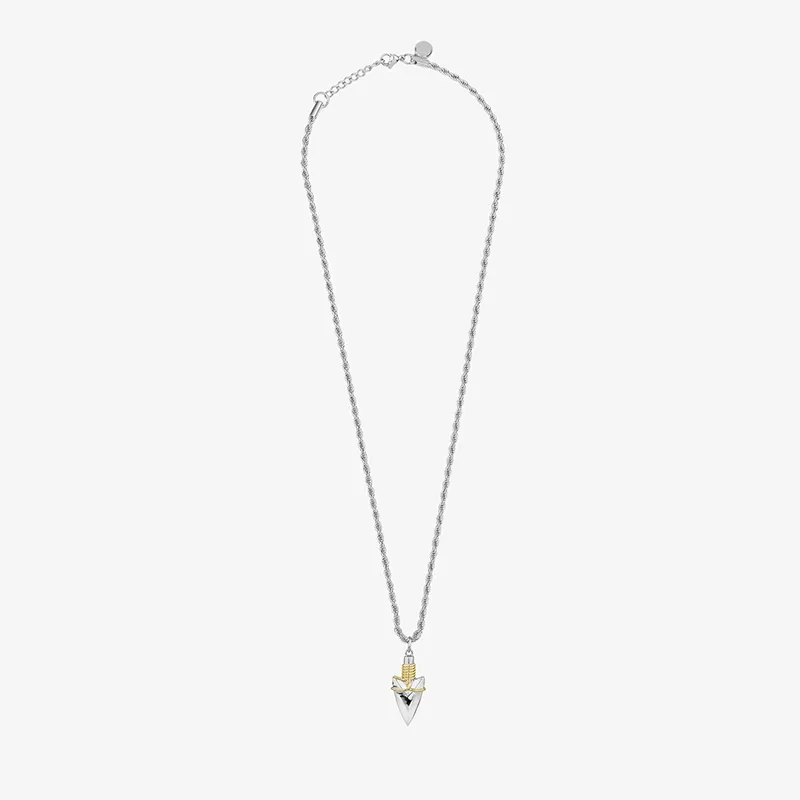 Collar Hombre Hunter Arrow Plata