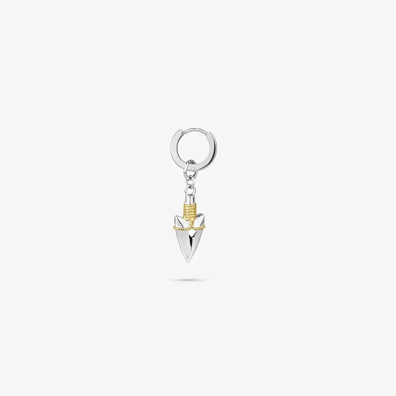 Pendiente Hombre Hunter Arrow Silver