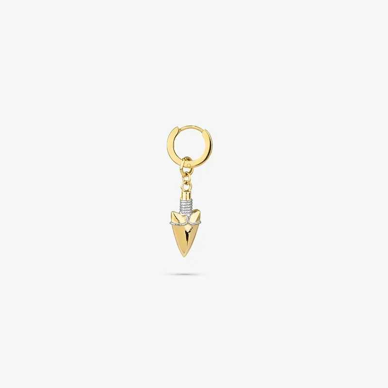 Pendiente Hombre Hunter Arrow Oro