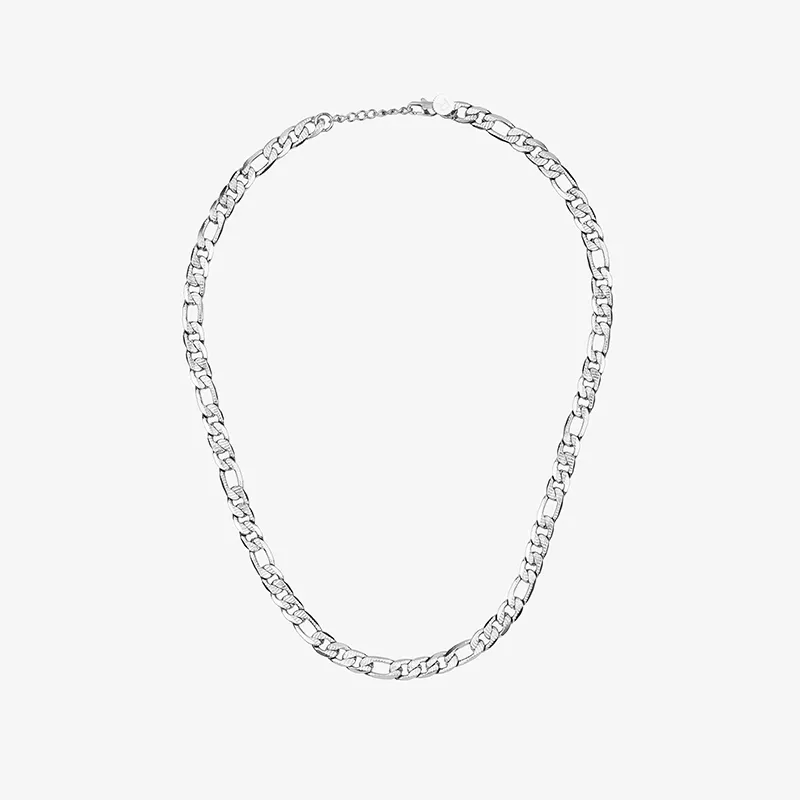 Collar Hombre Padlock Plateado | Radiant