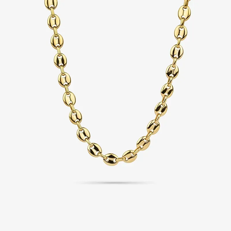 Collar Hombre Padlock Oro