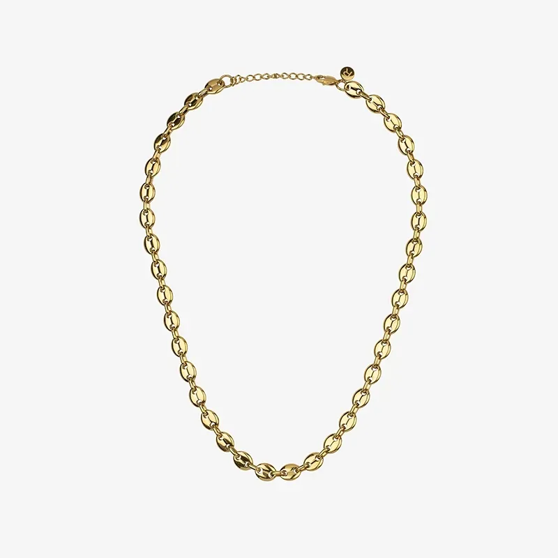 Collar Hombre Padlock Oro