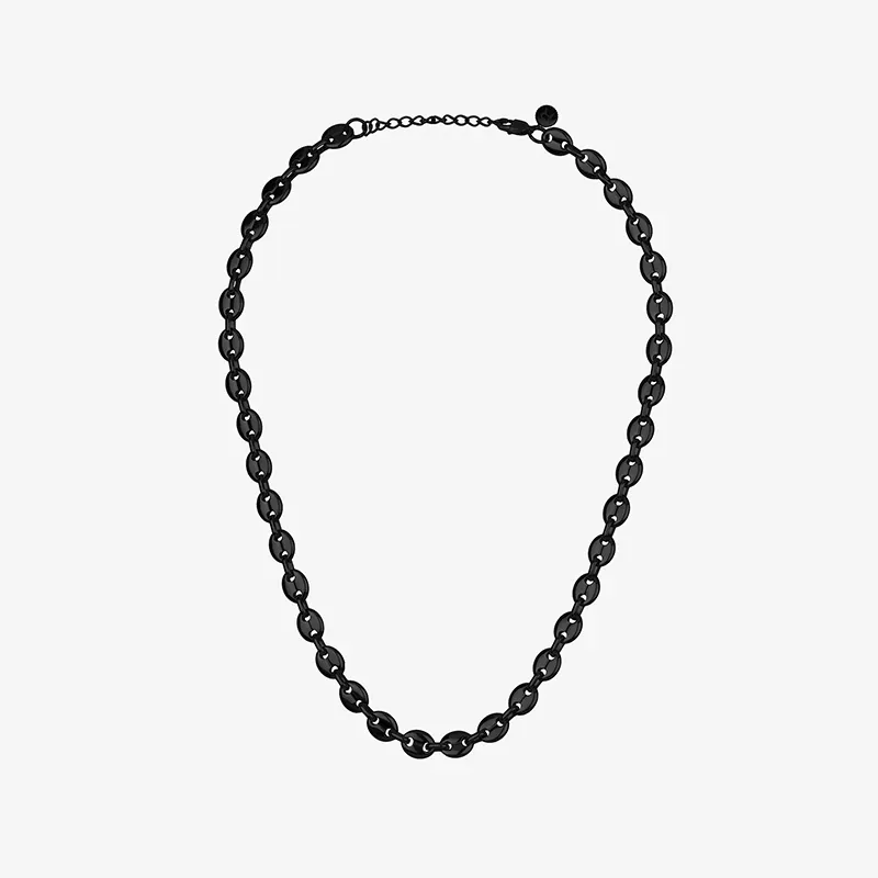 Collar Hombre Calabrote Negro | Radiant