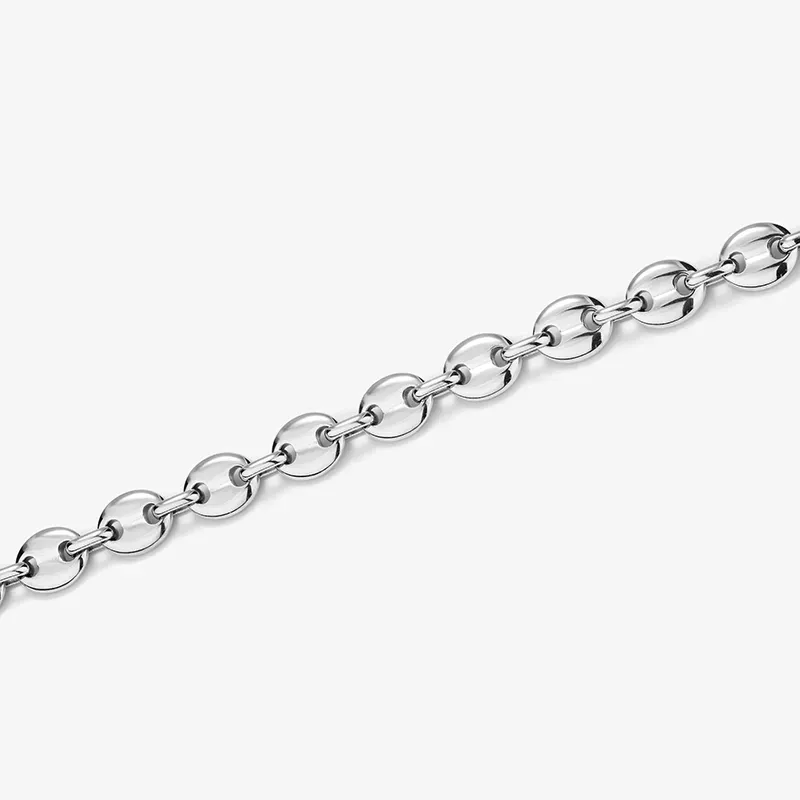 Brazalete Hombre Padlock Plata
