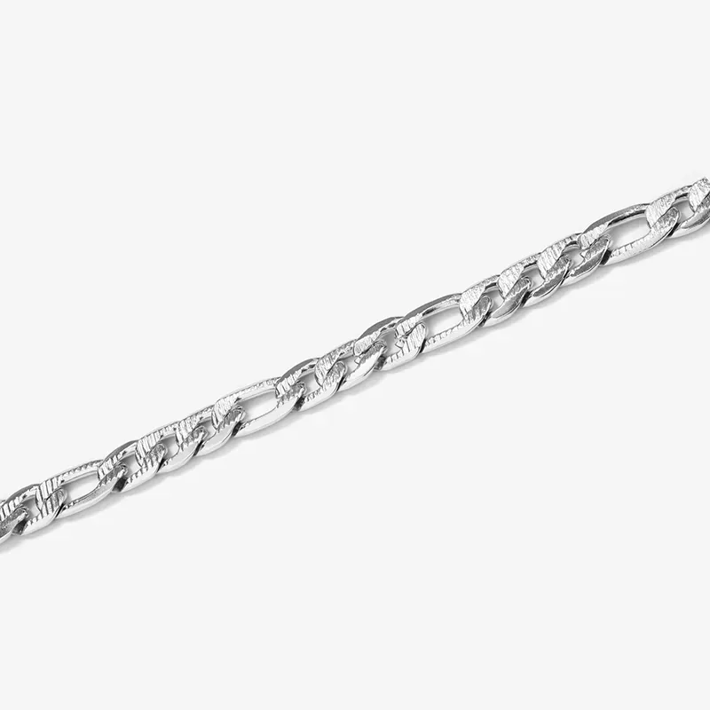 Brazalete Hombre Padlock Picada Plata