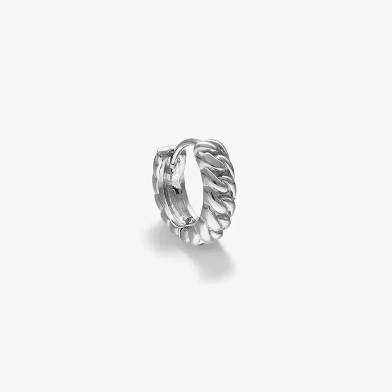 Pendiente Hombre Chian Padlock Plata