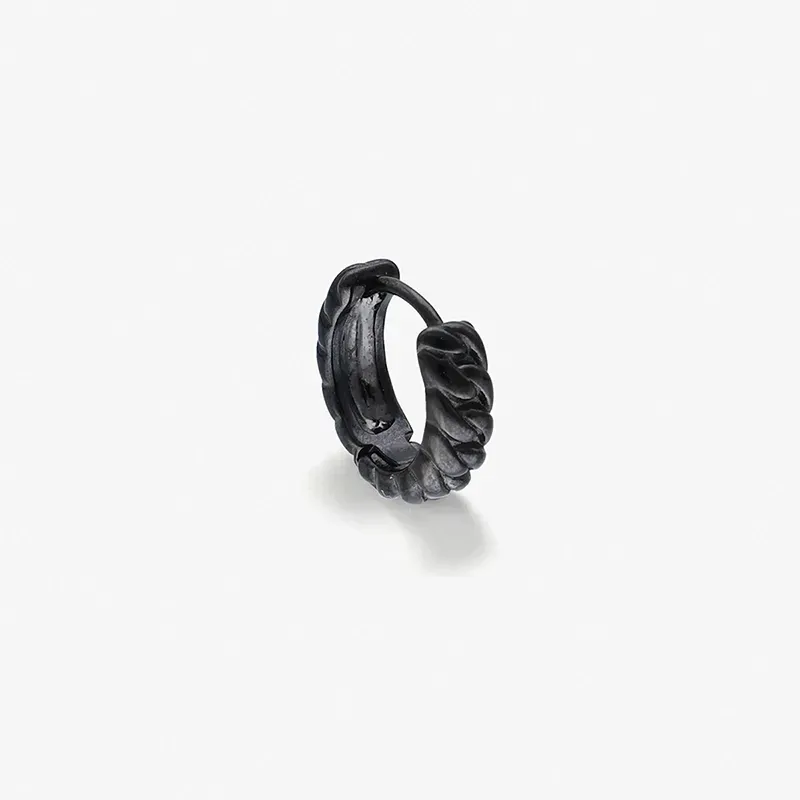 Pendiente Hombre Chian Padlock Negro