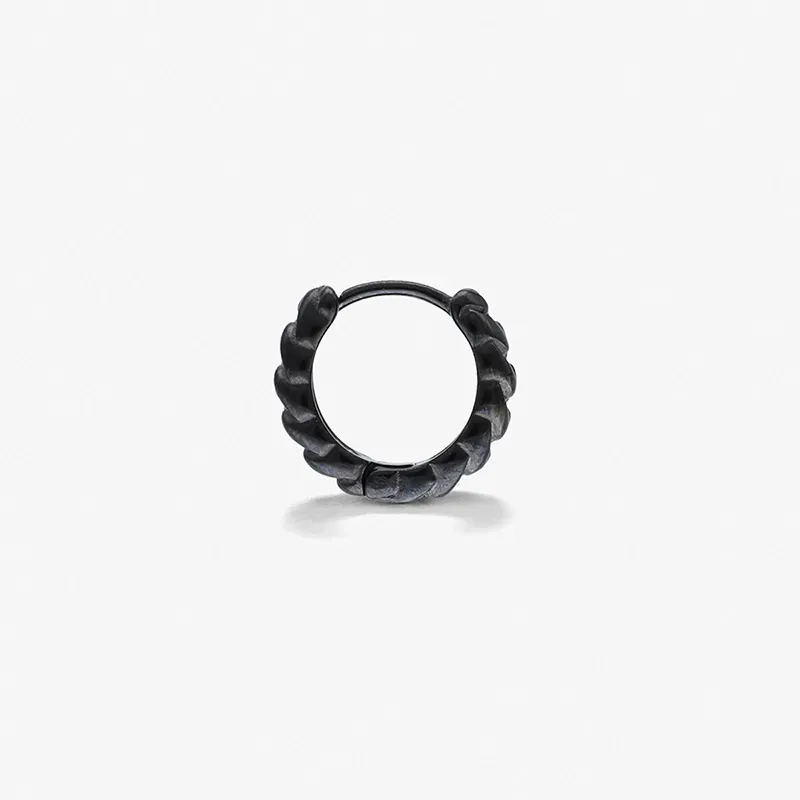 Pendiente Hombre Chain Padlock Negro | Radiant