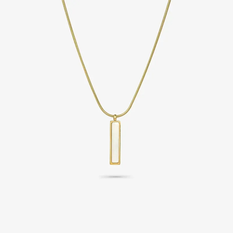 Collar Hombre Strong MOP Dorado | Radiant