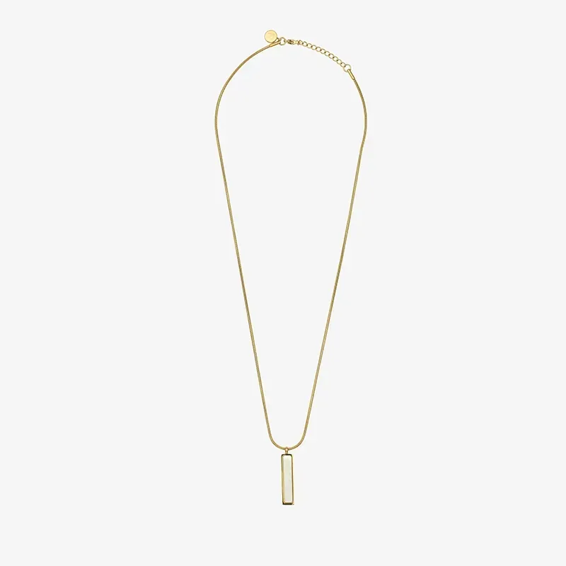 Collar Hombre Strong MOP Dorado | Radiant