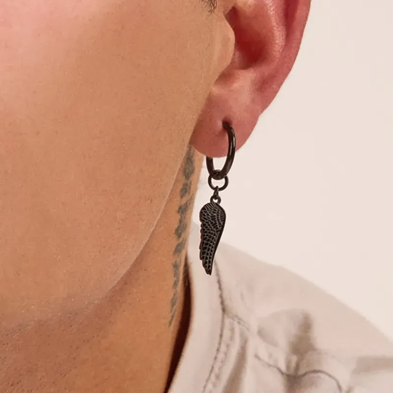 Pendiente Hombre Extensions Negro | Radiant