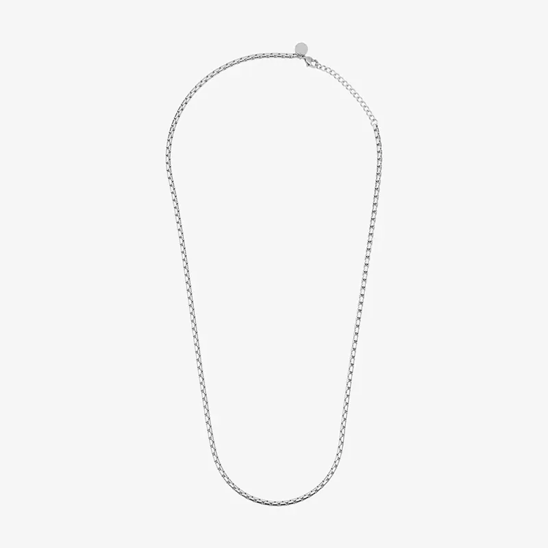 Collar Hombre Nusa Plata | Diseño Moderno y Atemporal