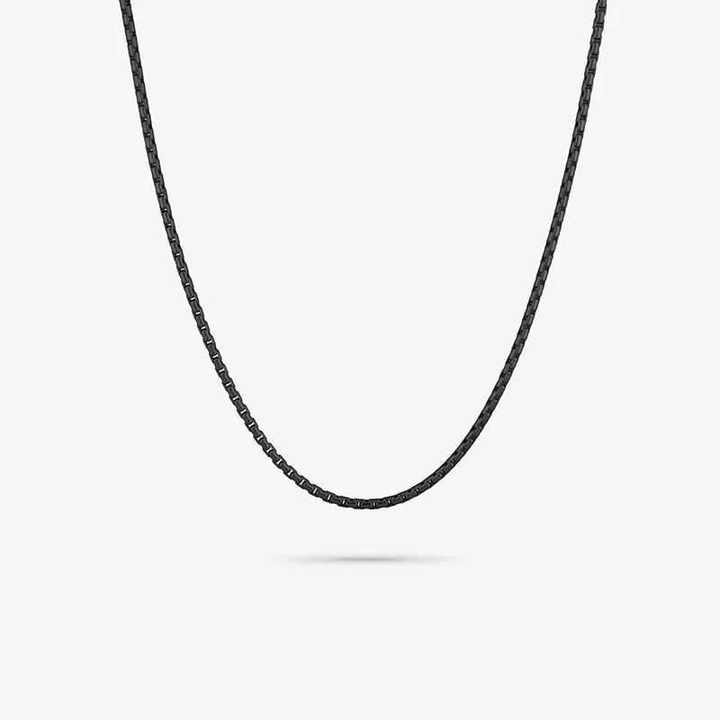 Collar Hombre Nusa Negro | Elegancia Contemporánea