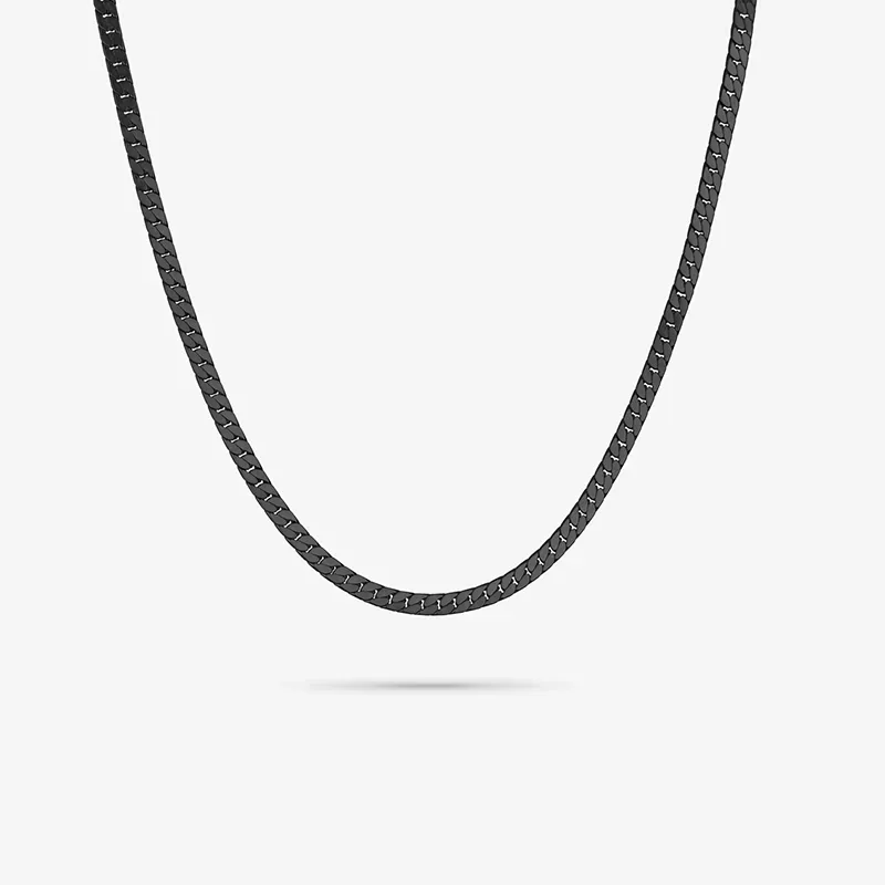  Collar Hombre Nusa Negro | Elegancia Moderna y Sofisticada