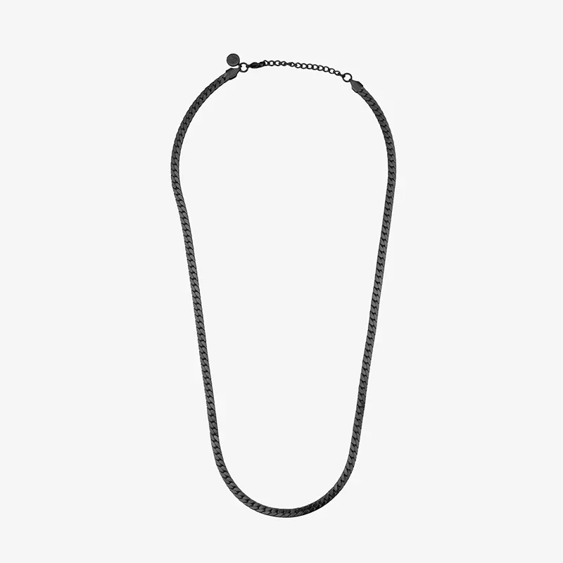  Collar Hombre Nusa Negro | Elegancia Moderna y Sofisticada